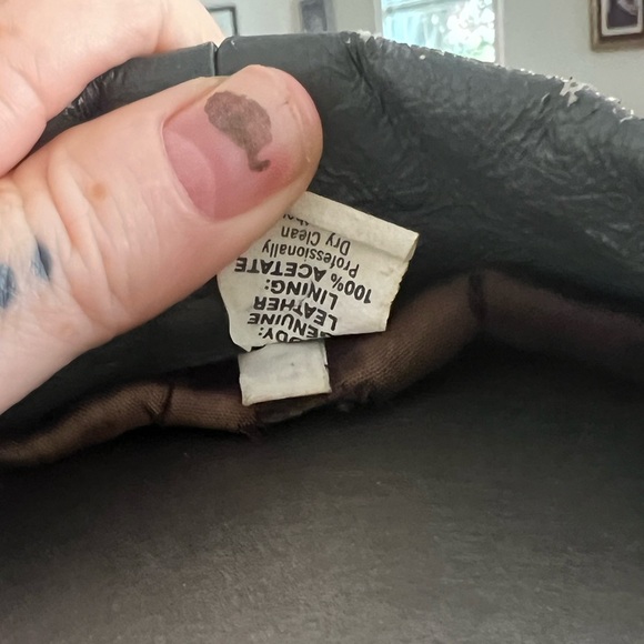 Vintage 1980s Leather Fringe Jacket Gray, Ostrich Print Leather and Suede - Sz M - Picture 9 of 17